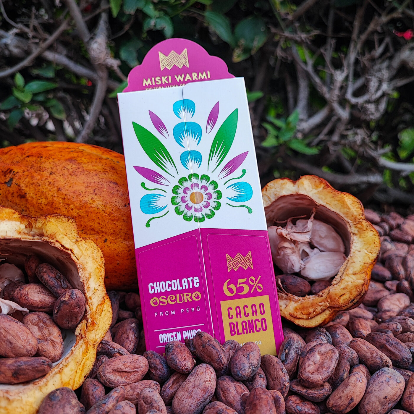 Chocolate 65% — Endulzado con panela