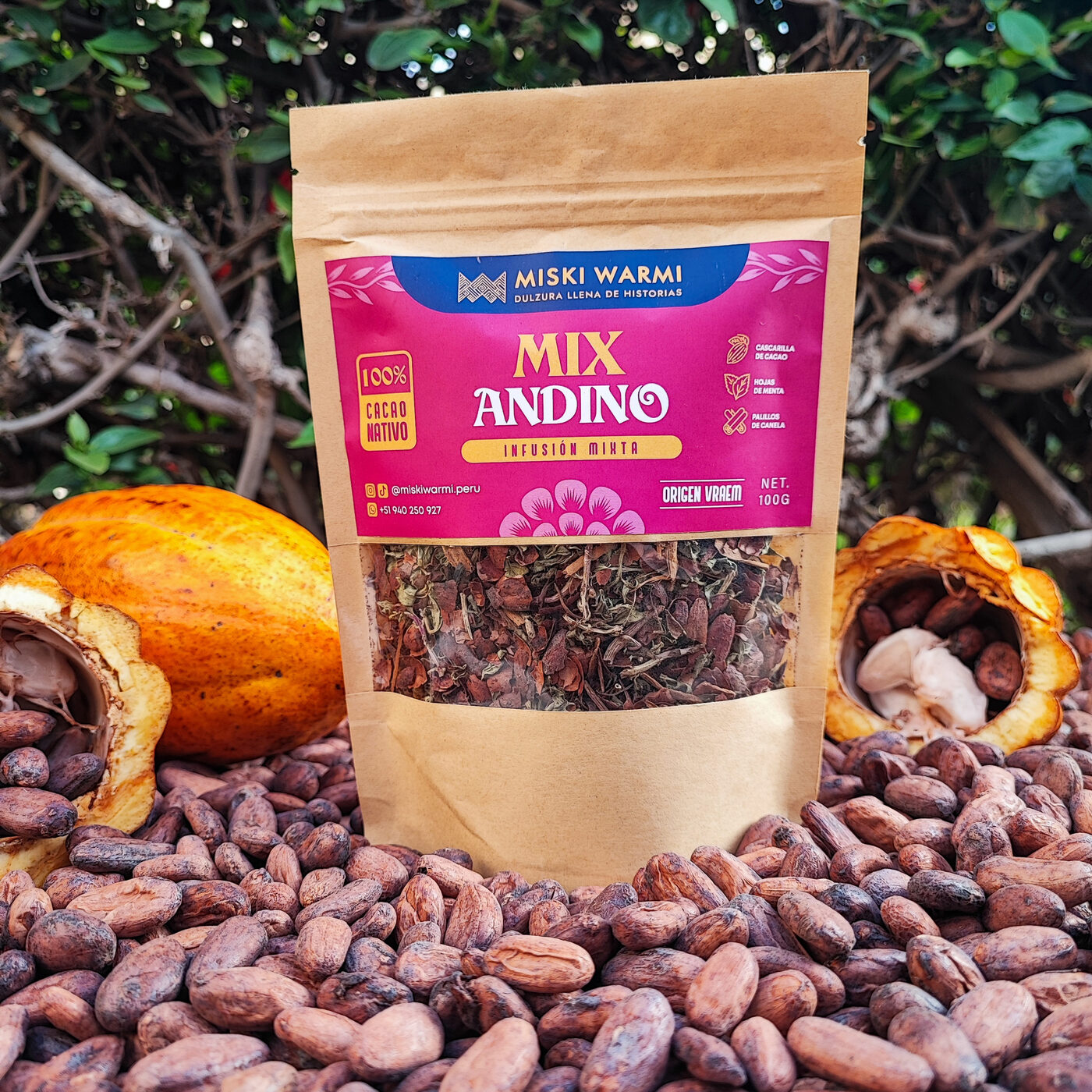 Mix Andino — Cáscara de cacao, menta y canela